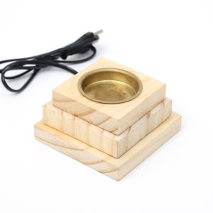 AyuAstroYoga High Temperature Electric Dhoop Diffuser | Brass Kapoor Dani for Puja, Havan & Dhoop Burning